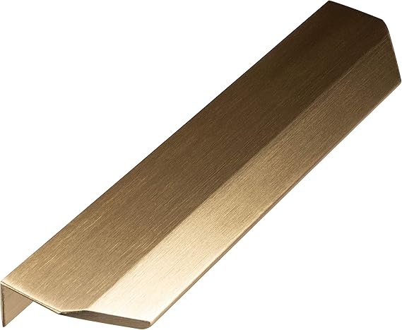 Gedotec Schrankgriff Messing Möbelgriff Küche Griffleiste Antik Gold