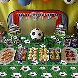 LKITMIUT Football Tablecloths 4 Pack 86x51 in Plastic Sports Cover view 8