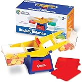 Learning Resources Primary Bucket Balance | Teaching Scale, Balance Toys for Kids, Math Games, STEM Manipulatives for Preschoolers, Educational Scale Game