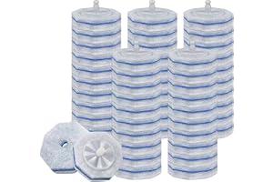 GPODCVBZ 50 Count Disposable Toilet Bowl Wand Refills for Clorox, Upgrade Octagonal Brush Heads, Compatible with Clorox Toilet Wand Refills for Bathroom Efficient Cleaning