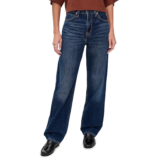 別注LEVI’S・SUPER BAGGY BARREL FULL・24inch Super Baggy Barrel Women's Jeans - Dark Wash | Levi's® US