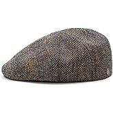 Sterkowski Ivy Five | Harris Tweed Flat Cap for Men and Women | Classic Elegant Warm 5 Panels Ivy