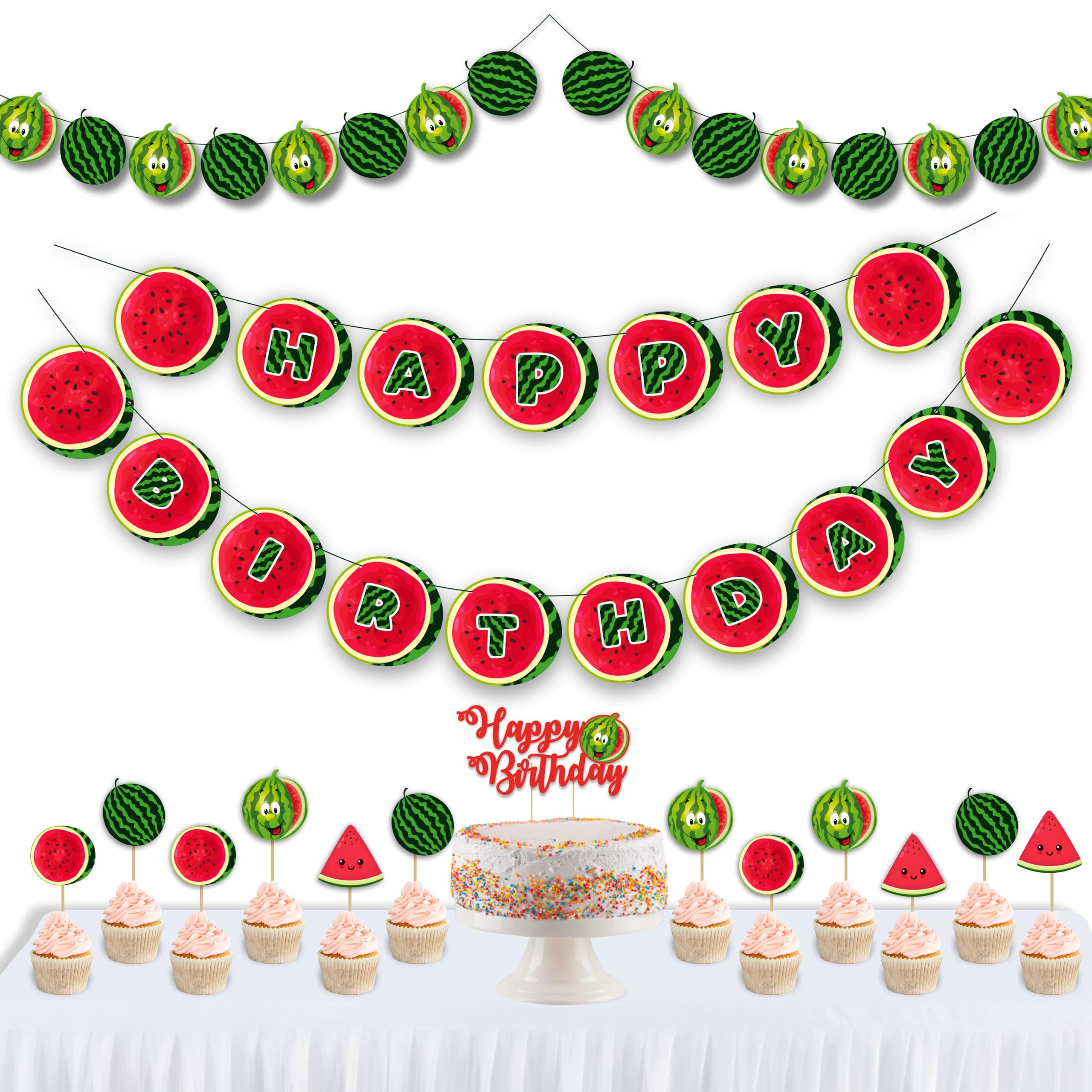 Seyal® Watermelon Theme Birthday Party Supplies