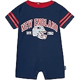 Gerber NFL unisex-baby Nfl Team Short Sleeve Romper