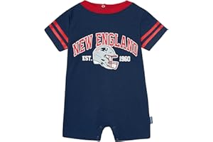 Gerber NFL unisex-baby Nfl Team Short Sleeve Romper