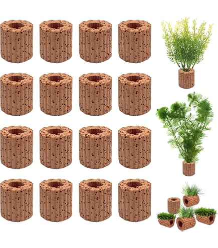 15 Pack Aquarium Plant Weights - Anti-Floating Anchors For Live Aquatic Plants In Fish Tanks-372998