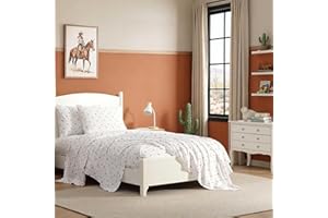 Wrangler - Twin Size Sheet Set, Ultra Soft Toddler Western Bedding Set, Deep Pockets, Bed Sheet with Matching Pillowcase & Fi