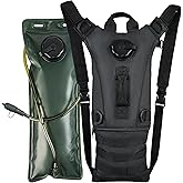 Zavothy Tactical Molle Hydration Backpack with 3L Water Bladder Water Backpack Hydration Pack for Cycling Running Biking Hiking Backpack Black