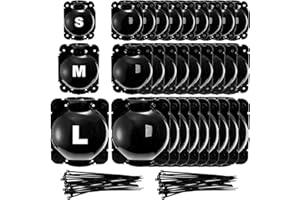 Elsjoy 30 Pack 3 Sizes Plant Root Growing Box with 120 pcs Zip Ties, Air Layering Propagation Ball Kit Reusable Tree Rooting 