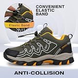 UOVO Boys Trainers Low-Top Walking Shoes Khaki Yellow Size 11.5 view 4