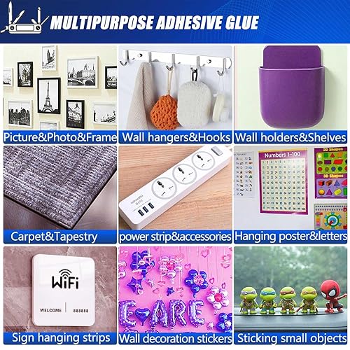 ZMUAXUAN Clear Double Sided Adhesive Mounting Tape Heavy Duty