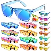 Kids Sunglasses Bulk Party Favors - 24Packs Boys Girls Sunglasses for Kids Age 3-8, Neon Sunglass with UV 400 Protection, Goodie Bags Stuffers for Kid Birthday Classroom Graduation Valentines Gifts