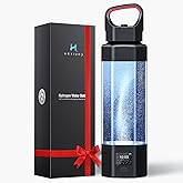 Hydrogen Water Bottle Generator, Up to 10000+ PPB, SPE/PEM Water Ionizer, Leak-Proof, 12 oz Portable Hydrogen Machine with Easy-Carry Handle, Perfect for Gym/Travel/Office, Gifts for Friends/Family