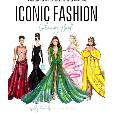 contemporary fashion No.1 .4 .5 　3冊　セット Iconic Fashion Coloring Book: A Collection of Pop Culture's Most