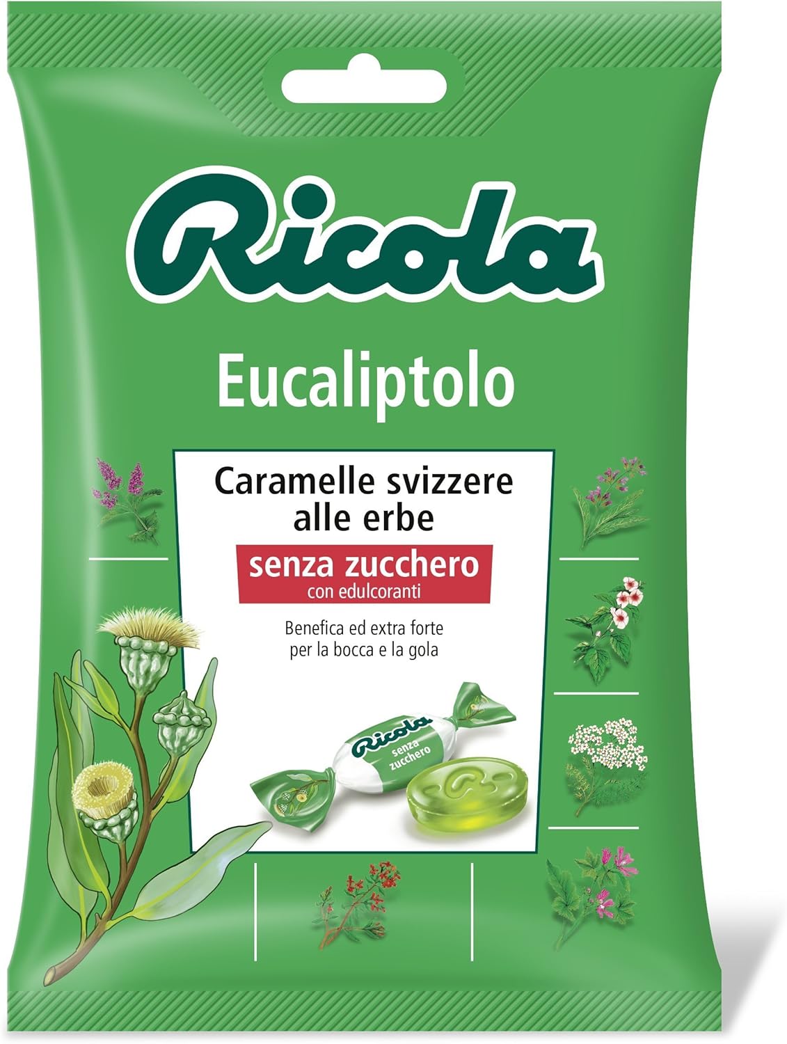 Vendita Caramelle Svizzere Alle Erbe Alpine Senza Zucchero 50 G Ricola - Foto 9
