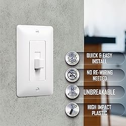 TayMac AD70W Paintable Toggle Switch Cover-Up