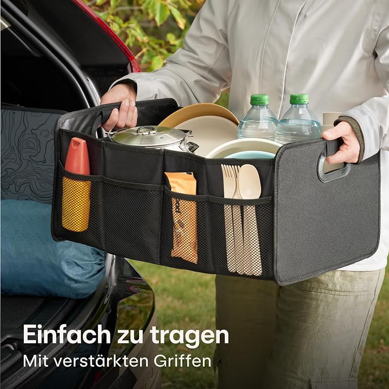 Kofferraum Organizer XL Faltbar – Kofferraumtasche – Auto Zubehör