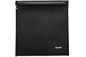 QUCTAK Large Faraday Cage (13.8" X 17.7"), Fireproof Waterproof Key Fob Protector, Faraday Bags for Phones, Car RFID Signal Blocking, Anti-Theft Pouch, Anti-Hacking Case Blocker
