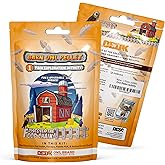 Barn Owl Pellet (Jumbo 2 Inches and Larger) 1 Pack Kit for Science Teachers and Kids and Students includes Tools & Chart