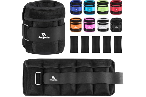 Adjustable Ankle Weights 1-3/4/5/6/8/10/12/15/20 LBS Pair with Removable Weight for Jogging, Gymnastics, Aerobics, Physical T