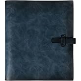 Photo Album 4x6 300 Photos,Genuine Leather Photo Albums with Writing Space with 30 Writing Paper,Travel Family Wedding Kids Graduation Ultrasound Baby Picture Album Scrapbook Photo Album（Blue）