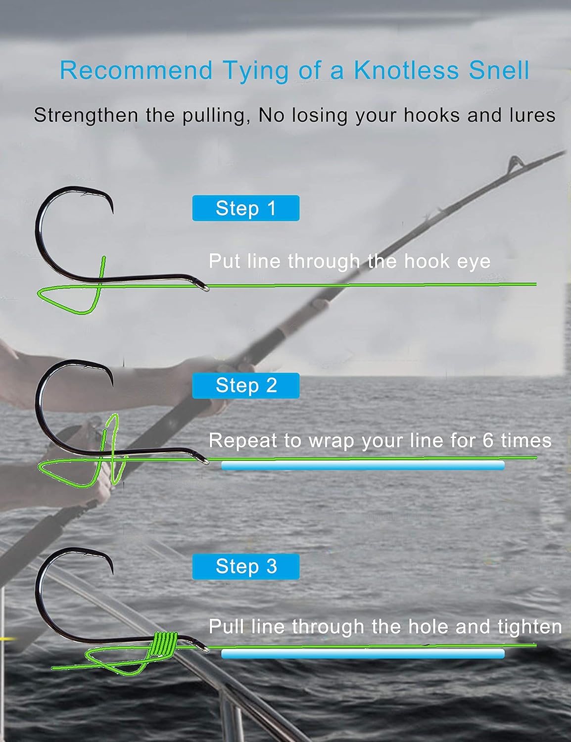Facikono Circle Hooks Saltwater Catfish Bass Fishing Hooks, 180pcs Octopus Offset Fishing Hooks with 5pcs Power Clips : Sports & Outdoors