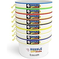 BUBBLEBAGDUDE Extraction Bags All Mesh 5 Gallon 8 Bags Set - Herbal Bubble Ice Bag Essence Extractor Kit - Plant & Herb Extra