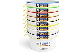 BUBBLEBAGDUDE Extraction Bags All Mesh 5 Gallon 8 Bags Set - Herbal Bubble Ice Bag Essence Extractor Kit - Plant & Herb Extra