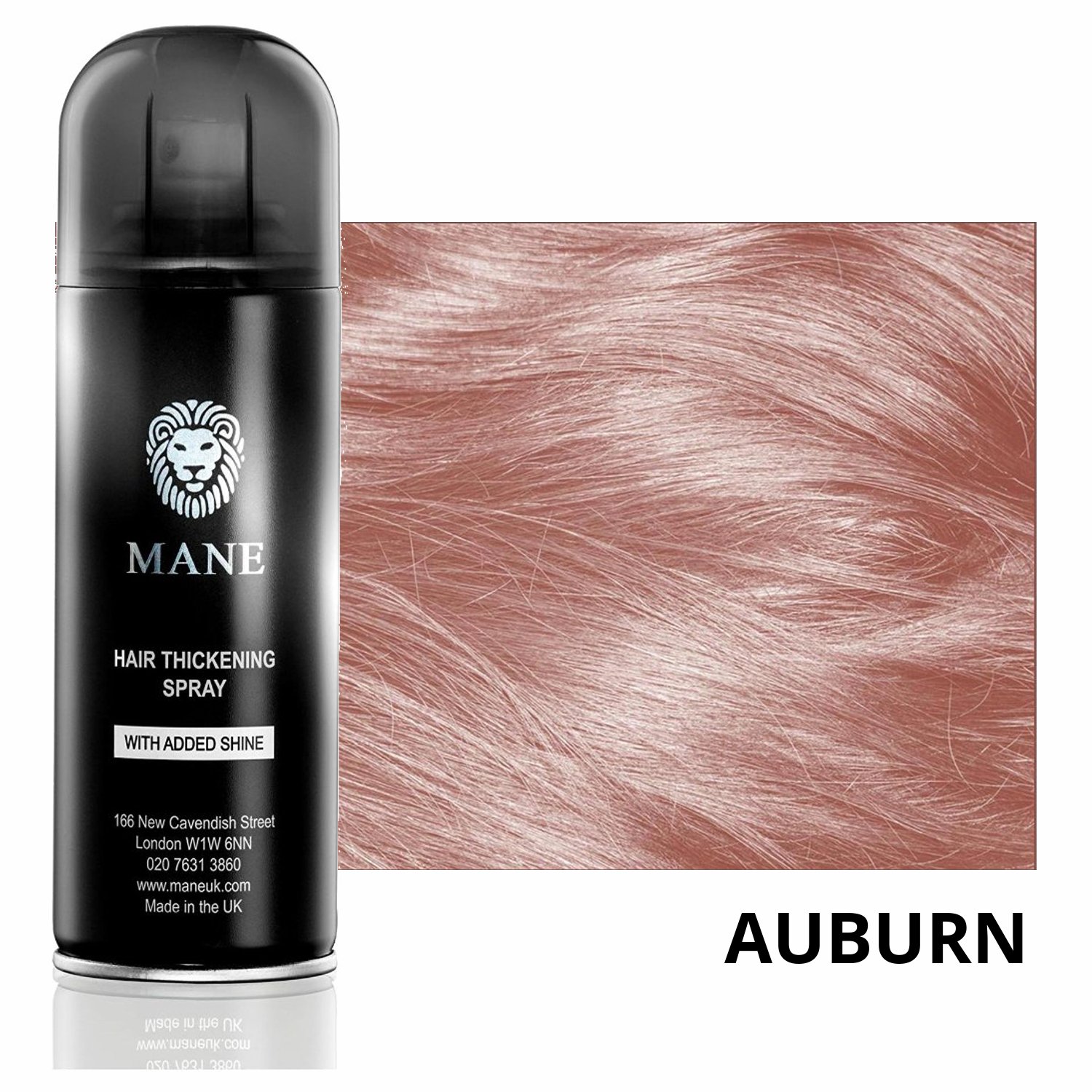 Mane Coloured Hair Thickening Spray AUBURN 200ml Amazon.co.uk Health