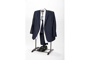 Homenetics Deluxe Hardwood Clothes Valet Stand (Red Mahogany)