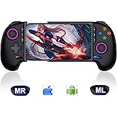 Mobile Phone Controller for iphone/Android with Hall Joystick, Mobile Game Controller with Phone Case Support, Compatible with Xbox Game Pass, Steam Link, Call of Duty, PlayStation 3 Chargers