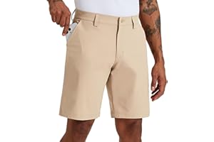 Willit Men's Golf Shorts Stretch Work Dress Shorts Quick Dry Hiking Athletic Casual Shorts with Pockets 10"