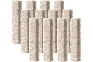 AQUANEAT 12-Pack Replacement Ammonia Reducer Pads Compatible with Aqueon QuietFlow 10 LED PRO and SmartClean 10-20 Gallons Aquarium Power Filter