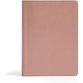 CSB She Reads Truth Bible, Rose Gold LeatherTouch, Indexed, Black Letter, Full-Color Design, Wide Margins, Journaling Space,