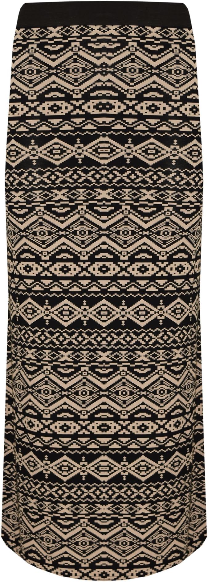 Womens Skirt - Ladies Skirt - Maxi Skirt - Ladies Skirts - High Waisted Skirt - Ladies Skirts - Maxi Skirts Women - Faux Leather Skirt - Aztec Skirt - Ladies Maxi Skirts - Mocha
