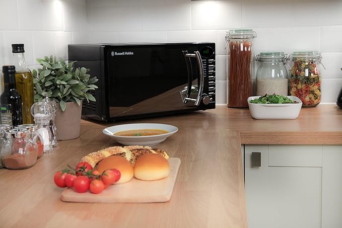 Russell Hobbs microondas Digitales, Simple de 17 litros, RHM1714BC (Negro)