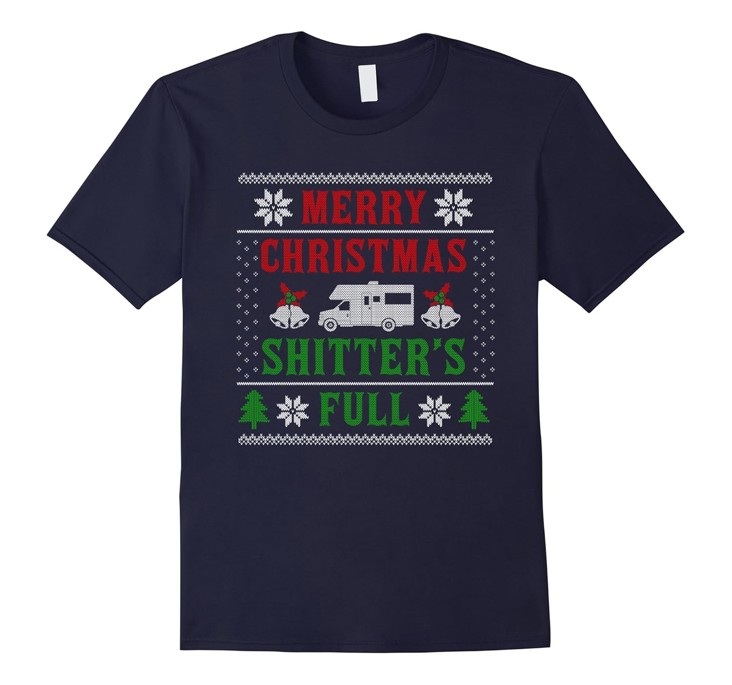 Merry Christmas Shitter's Full T-Shirt - Great Vacation Tee-ANZ