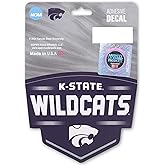 Kansas State University Badge Adhesive Vinyl Decal - Fun KSU Sticker for Car, Window, Water Bottle or Laptop