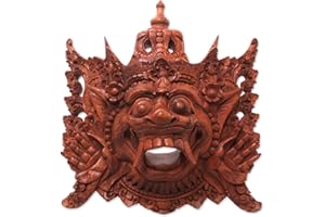 NOVICA Rahwana King of Alengka Wood Mask