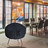 Peralng Waterproof Fire Pit Cover 85x40cm Heavy Duty Oxford Fabric view 6