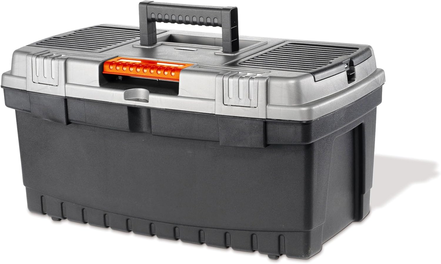 Keter Plastic 17186821 22Inch Hammer Quick Latch Tool Box