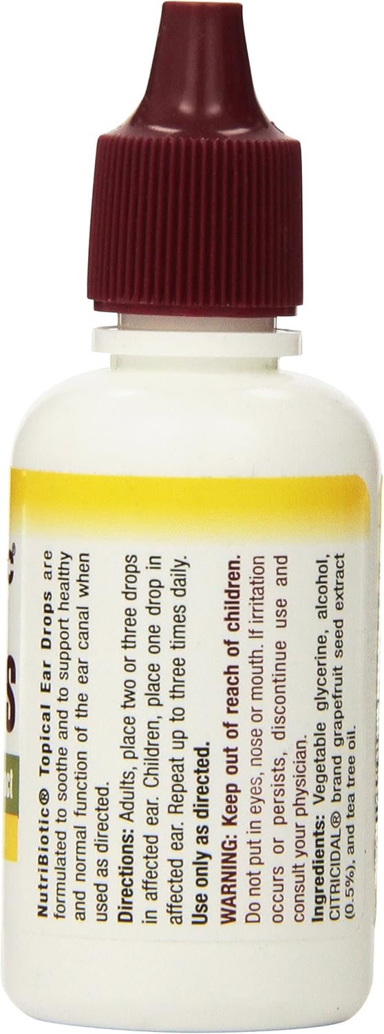 Nutribiotic Ear Drops, 1 Fluid Ounce: Health & Personal Care