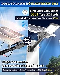 Gefolly SL-9800W Solar Street Lights