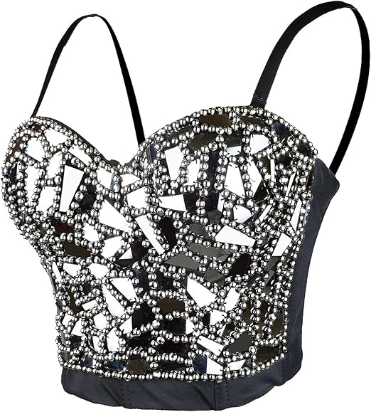 beaded bustier top