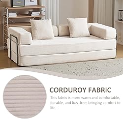 Convertible Sleeper Sofa Bed, Compression Folding