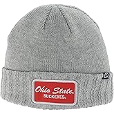 ZHATS Standard NCAA Officially Licensed Beanie Hat Ranger Patch Brick Light Gray