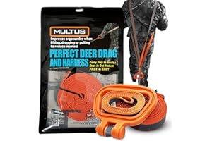 MULTUS: Deer Drag and Harness Hunting Gift For Men Every Way to Drag a Deer in ONE Product Fast & Easy! Hunting Gear Deer Dra
