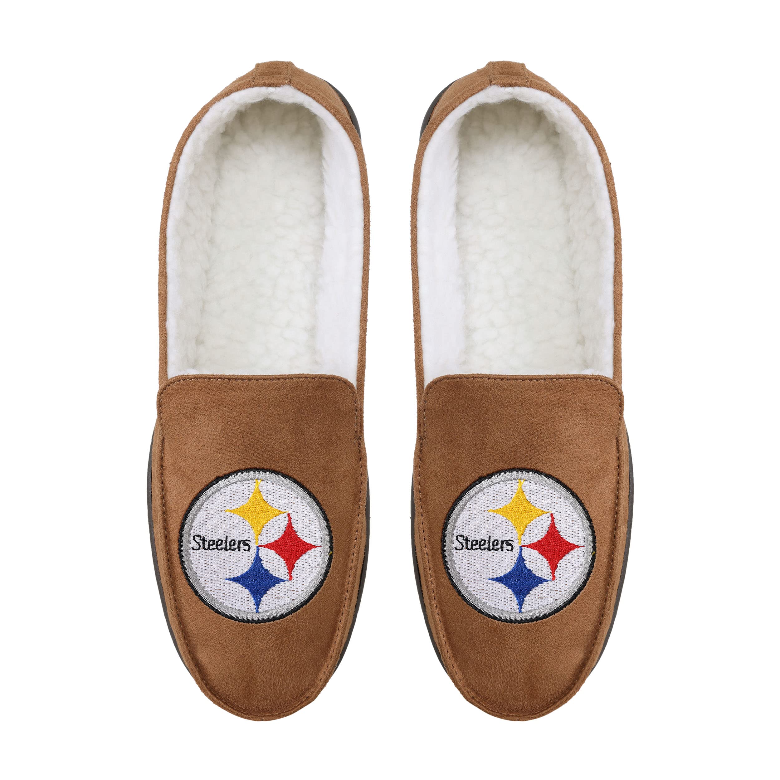 foco NFL Mens Exclusive Beige Moccasin - L