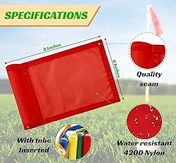Set of 4 Single Sided 8x6 Inches Solid Golf