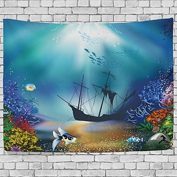 Amazon De Unter Dem Meer Ozean Thema Cartoon Meer Fische Tiere